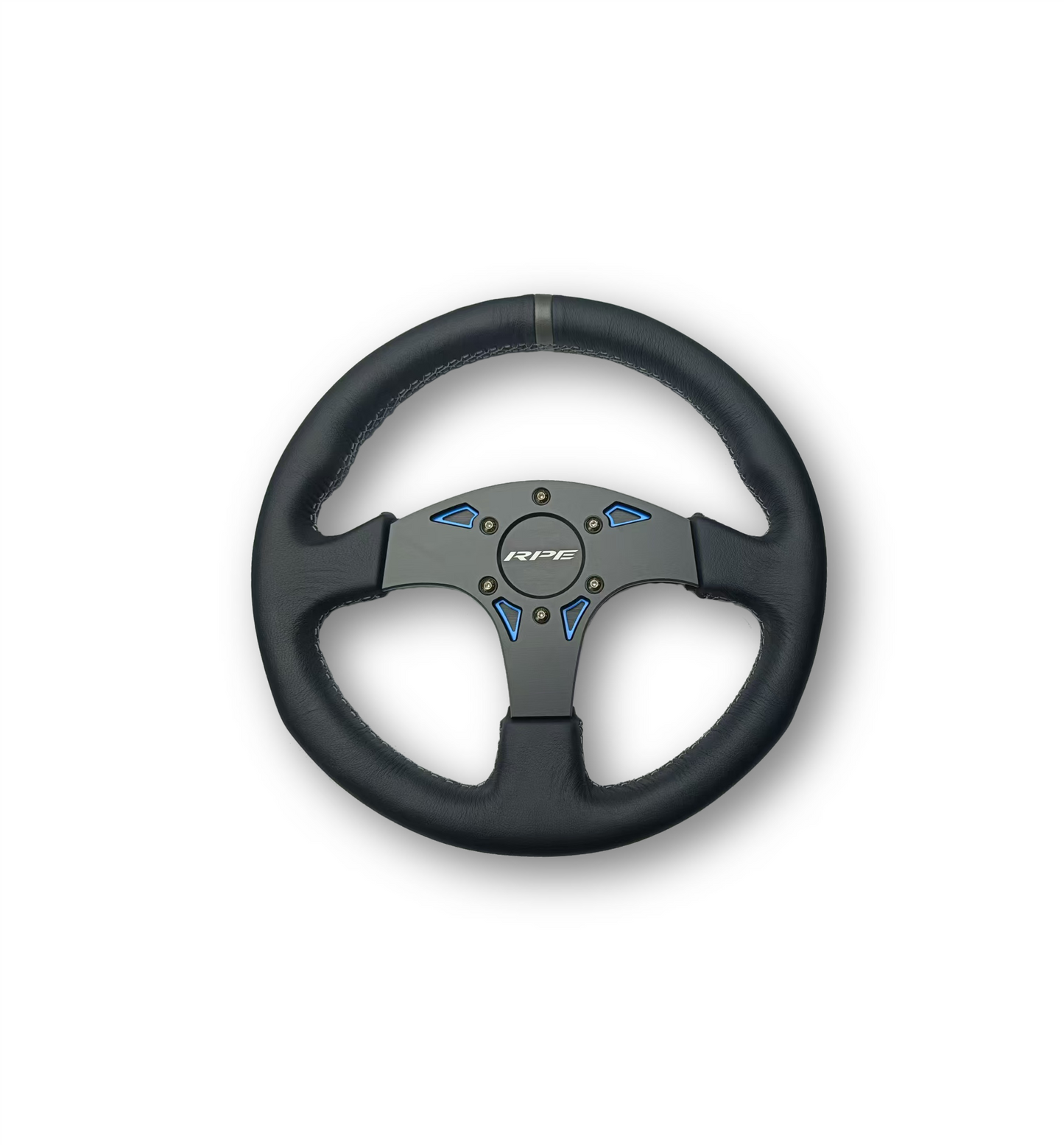 RPE Reflex Universal Viking Leather UTV Round Type Steering Wheel