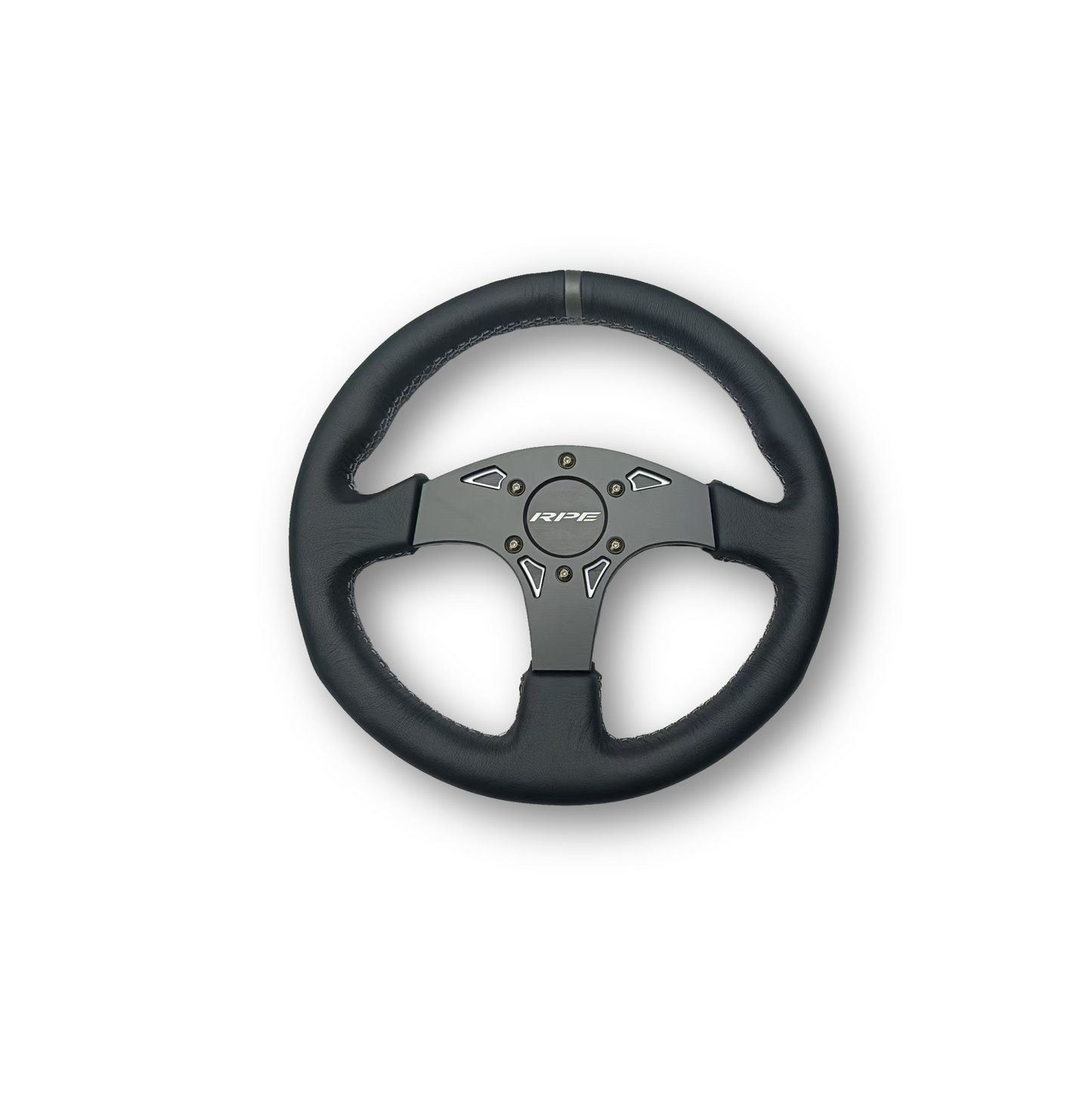 RPE Reflex Universal Viking Leather UTV Round Type Steering Wheel