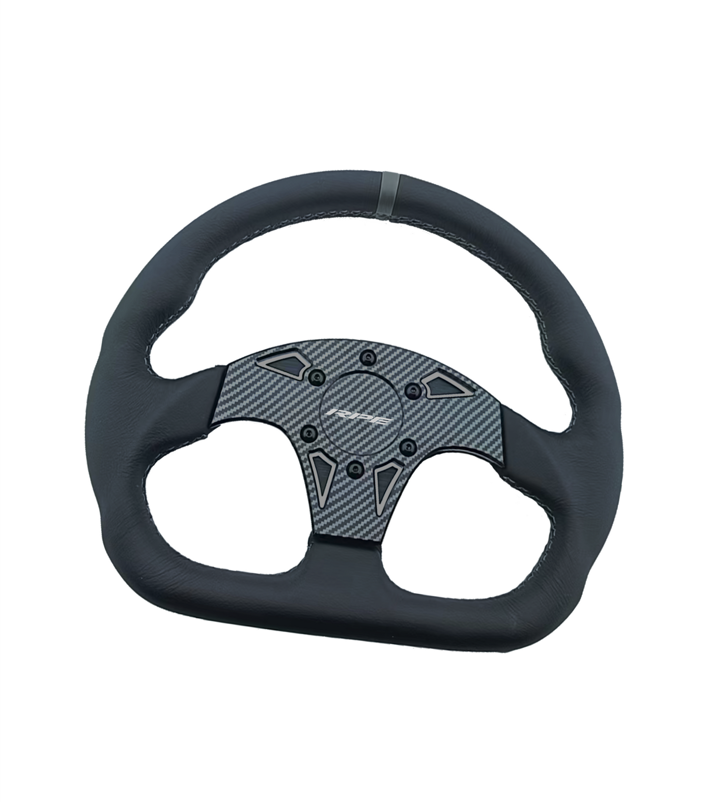 RPE Reflex Universal Viking Leather UTV D Type Steering Wheel