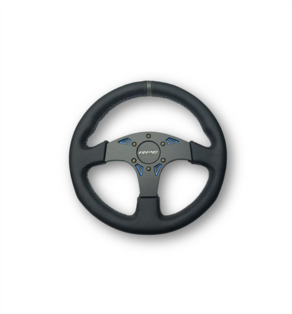 RPE Reflex Universal Viking Leather UTV Round Type Steering Wheel