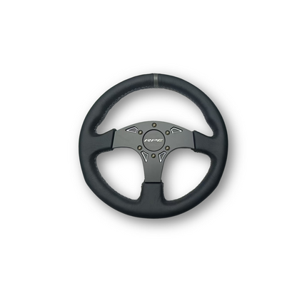 RPE Reflex Universal Viking Leather UTV Round Type Steering Wheel