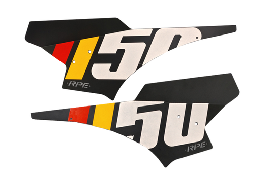 RPE Reflex Racing Plates Classic Pro With 50 Decal- Pair