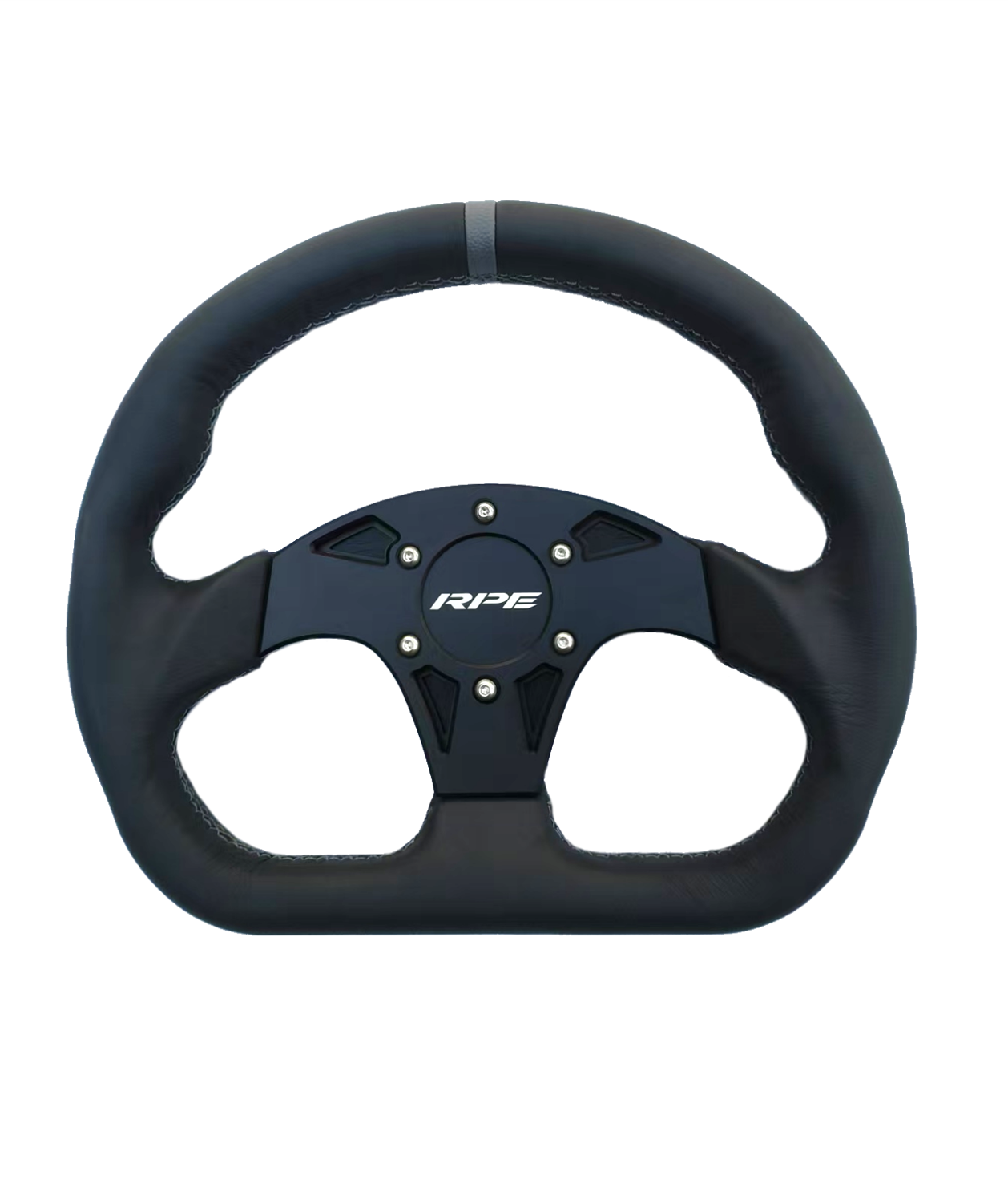 RPE Reflex Universal Viking Leather UTV D Type Steering Wheel