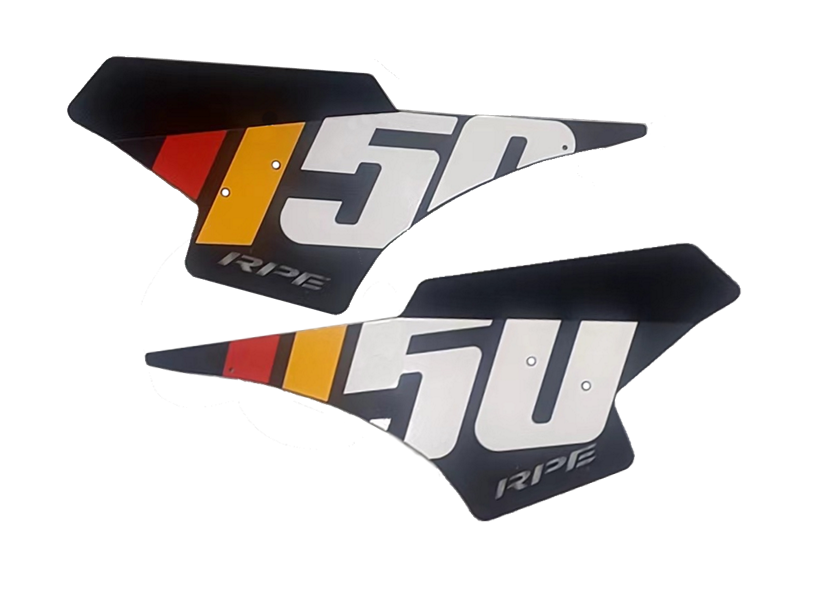 RPE Reflex Racing Plates Classic With 50 Decal- Pair