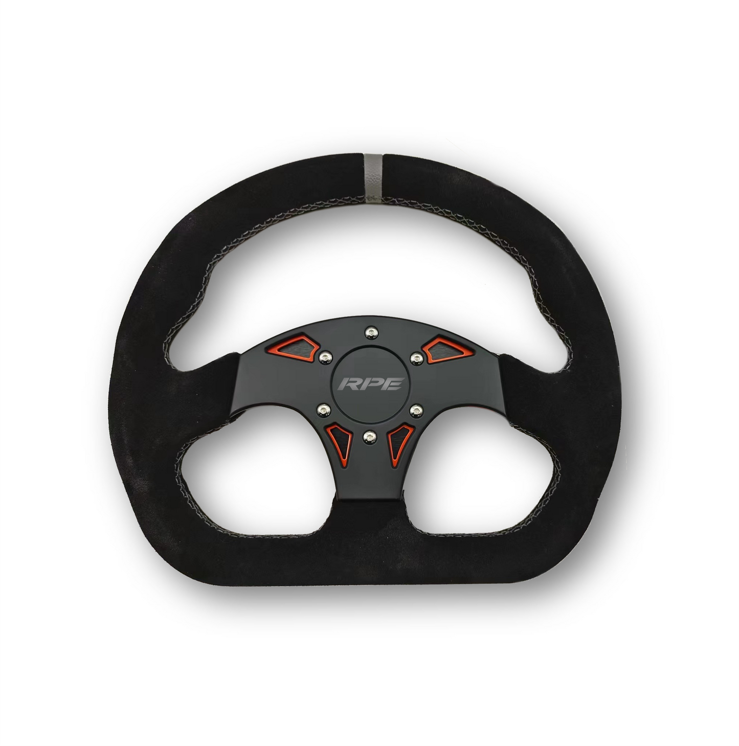 Universal Viking Suede UTV D Type Steering Wheel