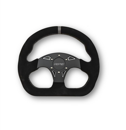 Universal Viking Suede UTV D Type Steering Wheel