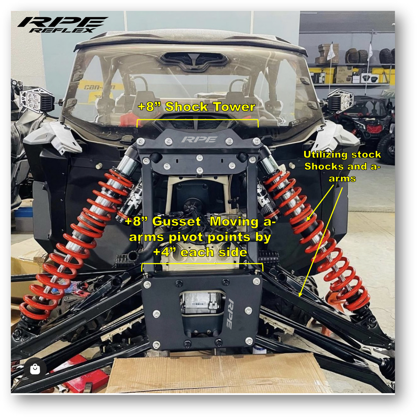 RPE REFLEX Can Am X3 +8" Suspension System 2017-2025